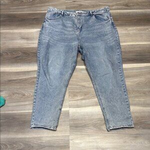 Anko mum high rise denim blue jeans size 20 plus